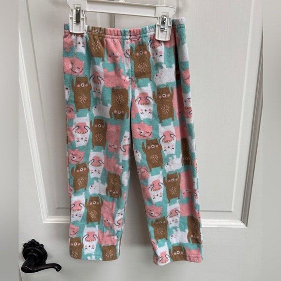Carter's Other - NWOT Simple Joys by Carter's Multicolor Bear Hot Coco Fleece Pajama Bottoms